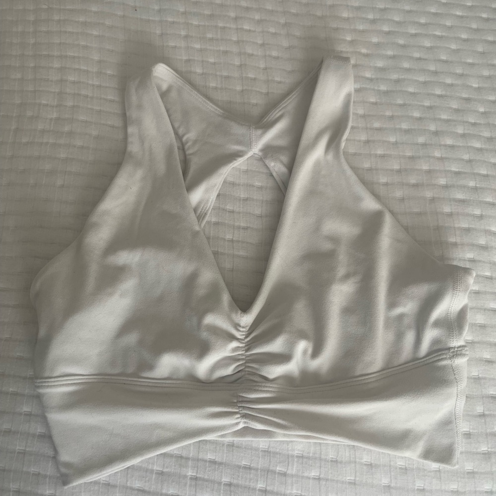 TNA White Sports Bra